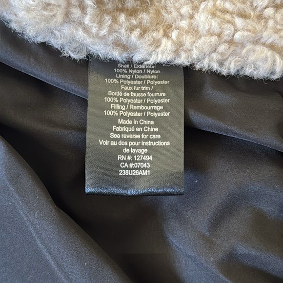 NWT Heartloom Bomber Puffer Jacket Black Size Medium - Picture 8 of 9